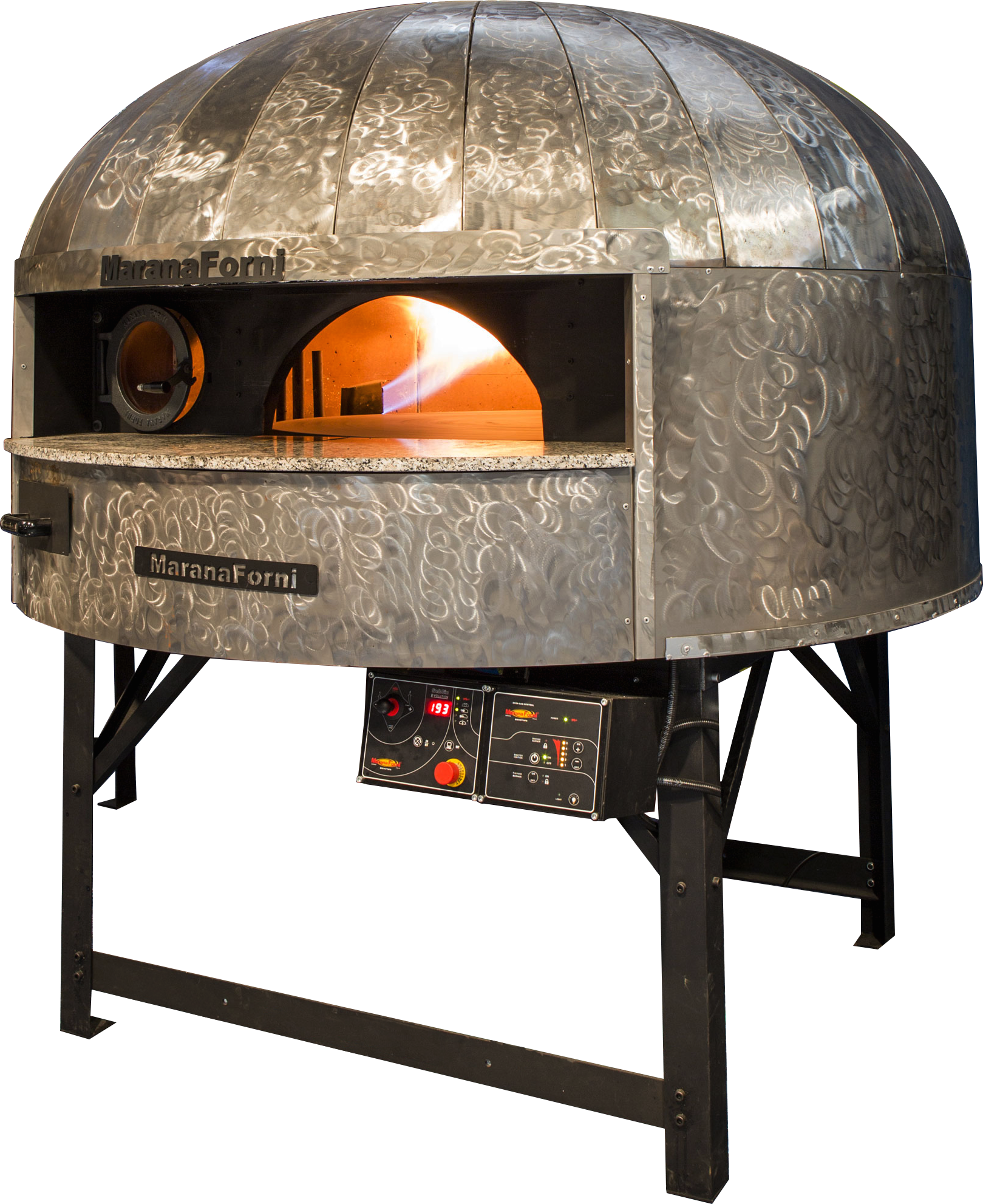 Forno rotante per pizza napoletana certificato AVPN